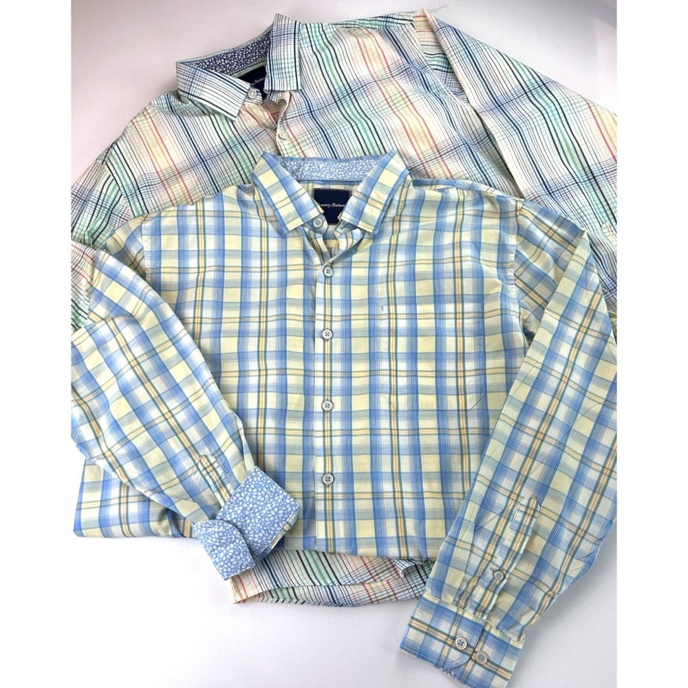 Set of‎ 2 Tommy Bahama Colorful Stripe Resortcore Old Money Size XL